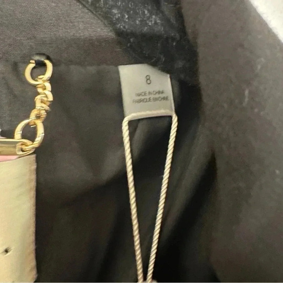 Elie Tahari Double Breasted Long Sleeve Black Blazer Jacket Size 8 NWT - Picture 9 of 10